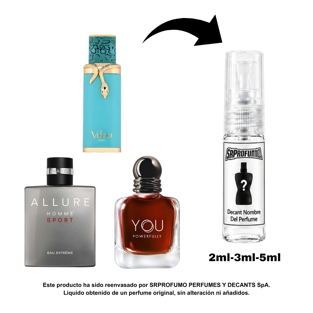 Pack Famosos | 3 decants de celebridades SRPROFUMO