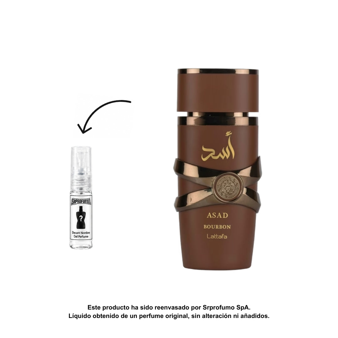 Decant Lattafa Asad Bourbon EDP