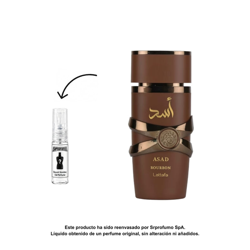 Decant Lattafa Asad Bourbon EDP