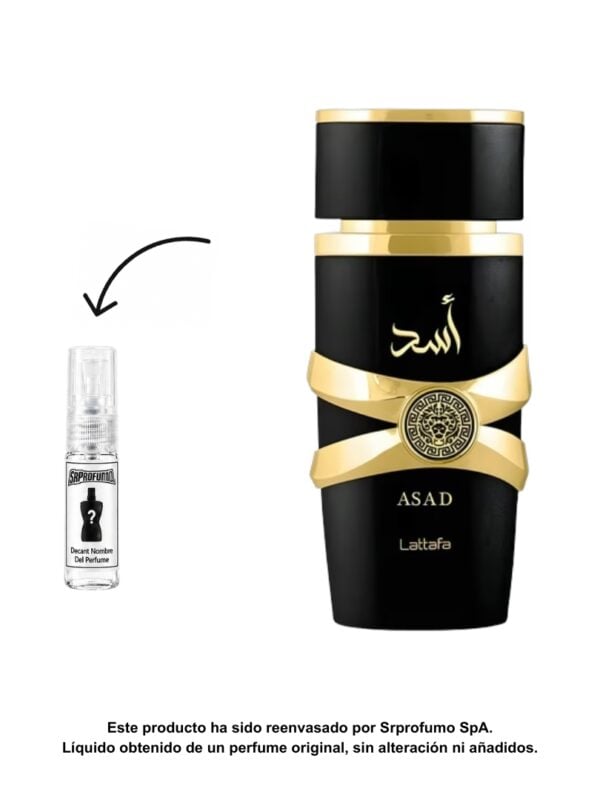 Decant Lattafa Asad EDP 2ml, 3ml, 5ml