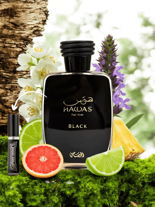 Decant Rasasi Hawas Black