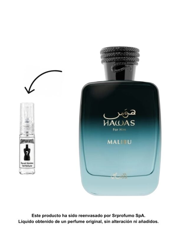 Decant Rasasi Hawas Malibu EDP 2ml, 3ml, 5ml